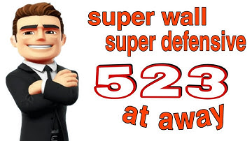 OSM TACTIC 2022 : NEW TACTIC OSM 523 COUNTER ATTACK at PLAYING AWAY