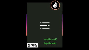 Animated Hamburger Menu icon 2022