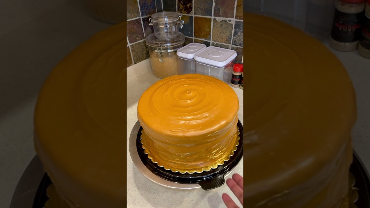 Homemade southern caramel cake