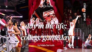 What It's Really Like to Be a D1 Athlete | Balancing Classes & Game Days | USC WBB vs. Minnesota