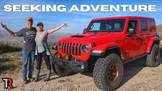 Adventure in Oriflamme Canyon Trail  Anza Borrego, California