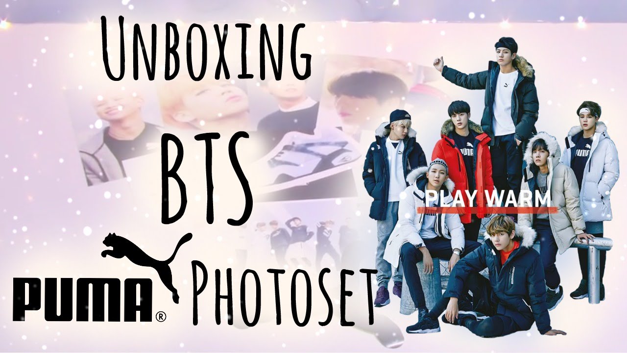unboxing puma x bts
