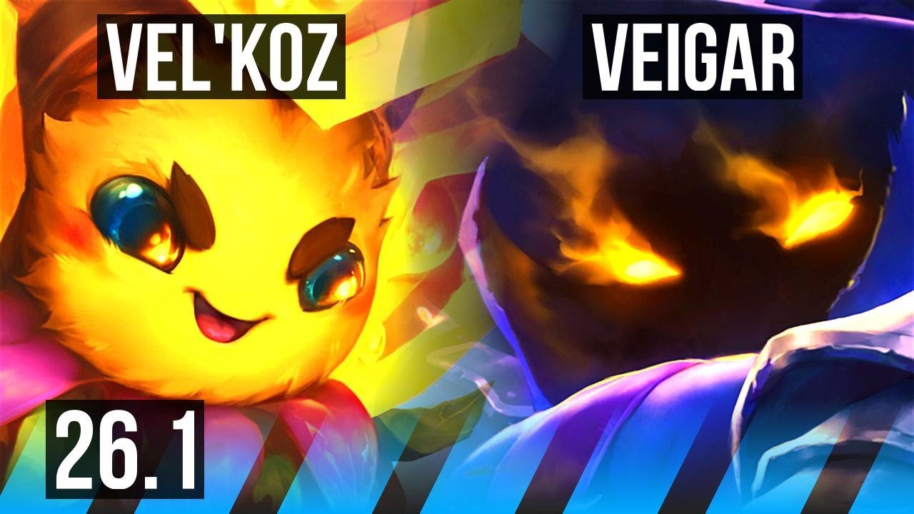 VEL'KOZ vs VEIGAR (MID) | First Strike, 45K damage | EUW Master | 26.1