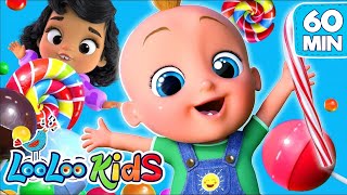 Lollipop & Other Favorite Kids Songs | 1Hour Musical Compilation by LooLoo Kids