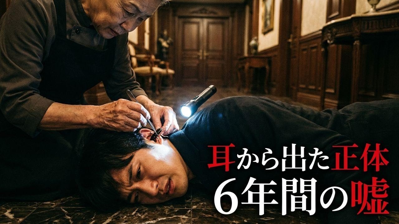 6年間の静寂の正体...耳から出た“ある物”に震えが止まらない