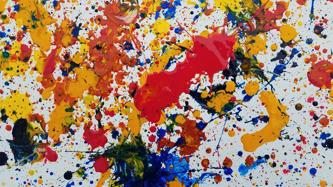 Splatter Paintings - Pollock Style