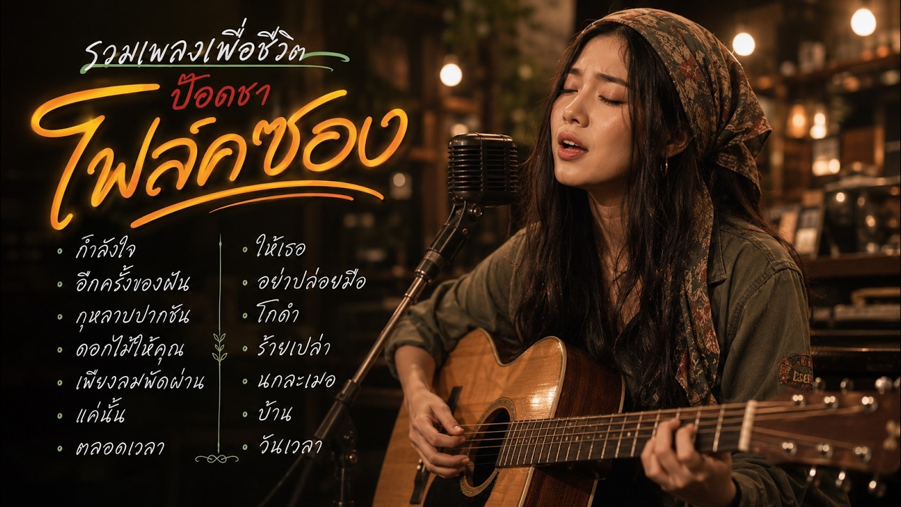 รวมเพลงเพื่อชีวิต ฟังยาวๆ ตอนขับรถ | ฟังเพลินทั้งทาง ไม่มีเบื่อ | Acoustic Cover By [ เพื่อนชีวิต ]