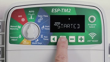 ESP-TM2 Controller: Manual Watering Options