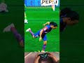 Ronaldinho scored with a back-heel shot