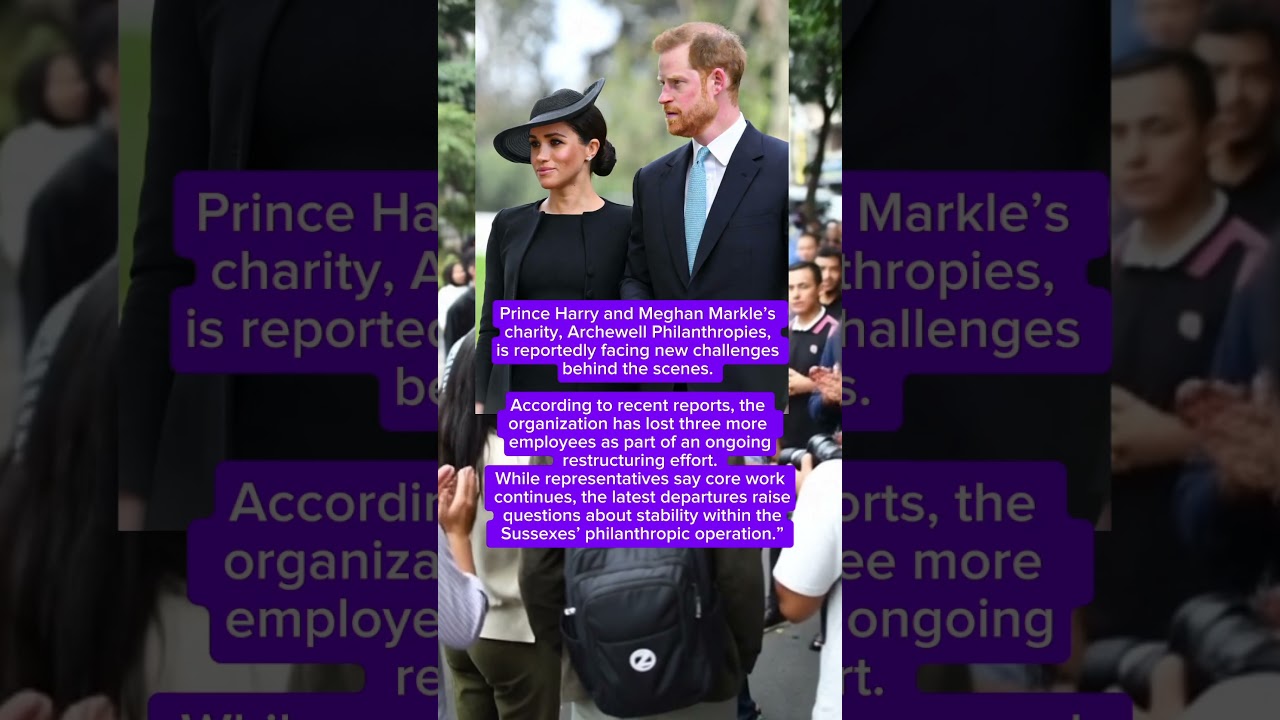 Prince Harry & Meghan Markle’s Charity Loses More Staff | Report