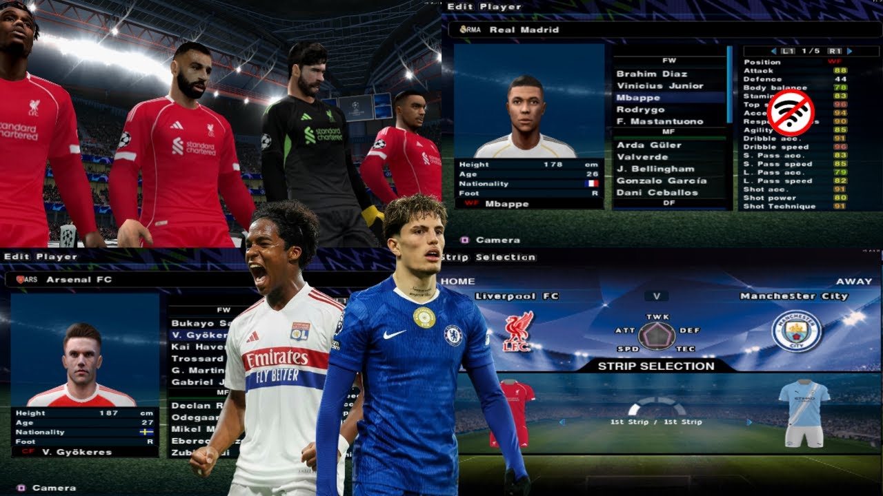 eFOOTBALL PES 2026 PS2: НОВОЕ ОБНОВЛЕНИЕ, ФОРМЫ, РЕАЛИСТИЧНЫЕ ЛИЦА И ПОСЛЕДНИЕ ТРАНСФЕРЫ 2025/26,...