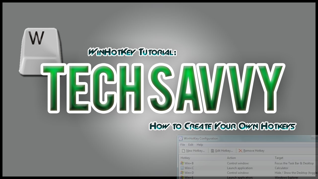 How to Create Your Own Custom Hot Keys and Key Combos YouTube
