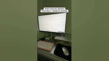 Notion Calendar Update | iCloud Sync + Database Settings Walkthrough