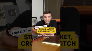 An $11,500 Jacket With a Crooked Stitch?