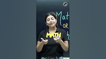 Difference Between Math and Maths 😱 || PW Little Champs #PWShorts #PhysicsWallah
