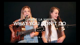 Lianne La Havas - What You Don't Do (Cover by Sophia Dion & Jaclyn Lovey