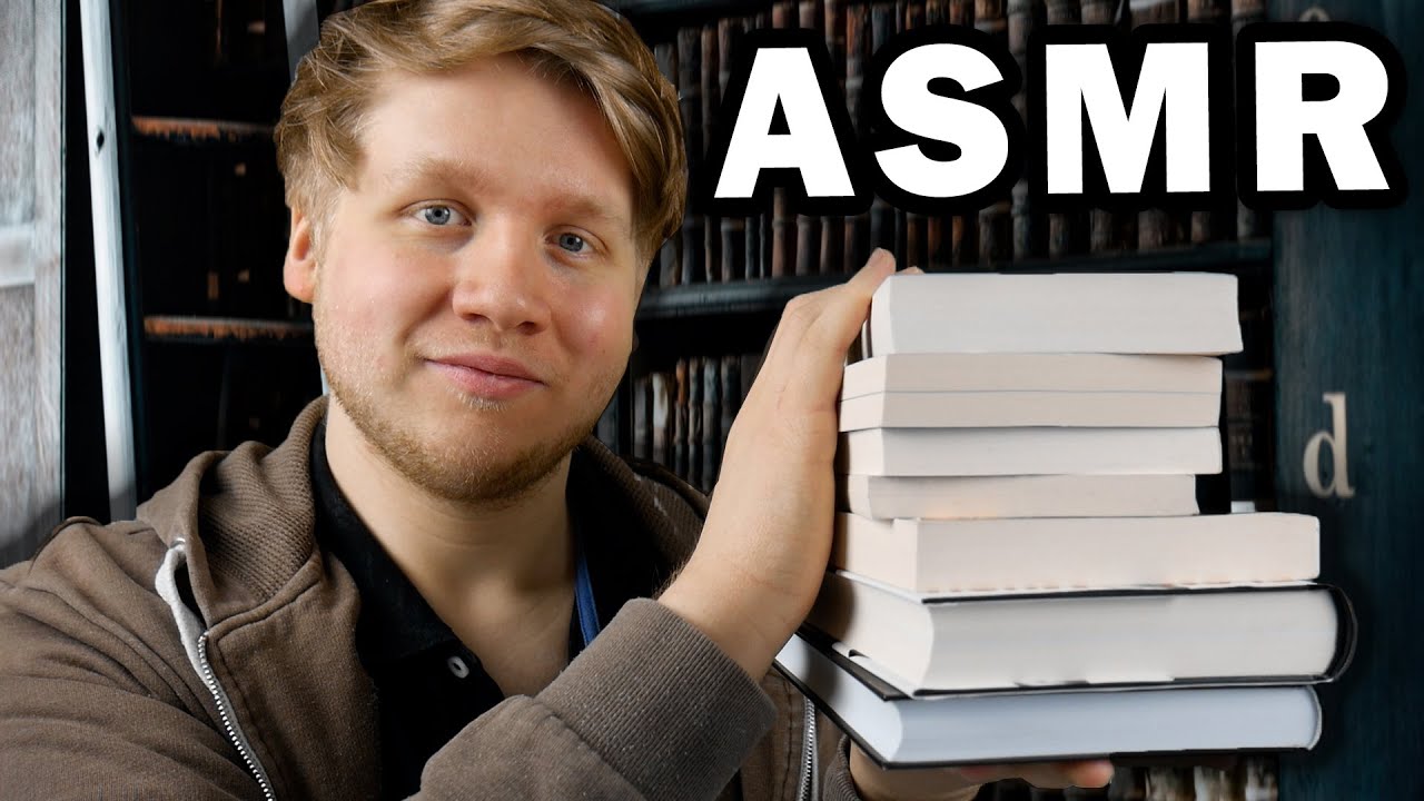 ASMR | Meine LIEBLINGSBÜCHER vorgestellt! (Vorlesen, Tapping, Page turning) auf Deutsch/German