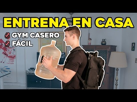 COMO HACER UN GIMNASIO EN CASA FÁCIL SIN EQUIPO #entrenaencasa