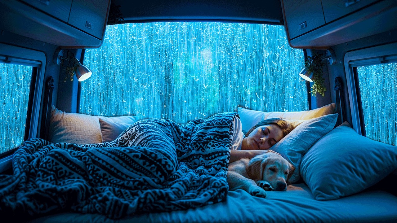 Rain Sounds for Sleeping – Calm Rain & Gentle Thunder for Deep Sleep and Stress Relief