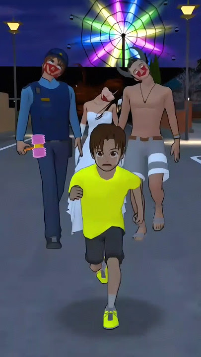 Yuta melarikan diri dari hantu 😯#shorts #sakuraschoolsimulator #shortvideo #viral