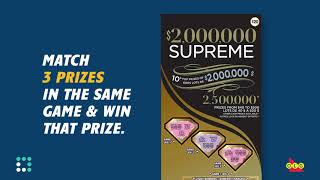 How to Play ROYALE, SUPREME & Multi Millionaire | INSTANT Lottery Ticket | OLG | PlaySmart