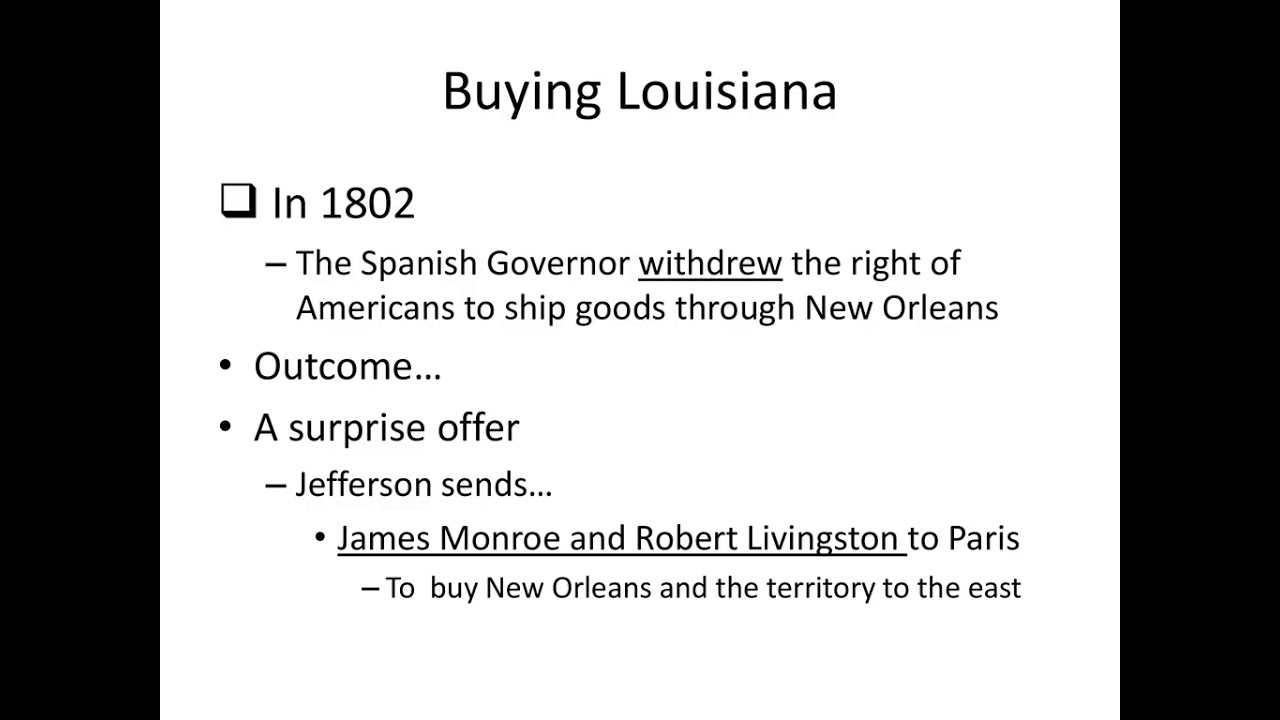 What was the importance of the purchase and exploration of the