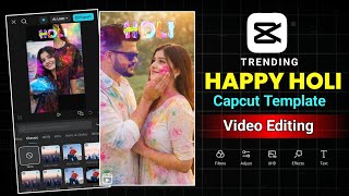 Happy Holi CapCut Template 2026 | Trending Holi Video Editing 🔥 screenshot 5