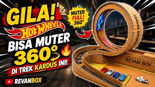 DIY HotWheels Loop dari Kardus Bekas | 100% Works