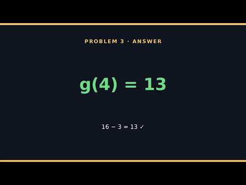 Function Notation 1 | Algebra 1 Guided Practice