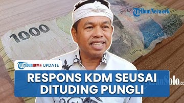Dituduh Pungli Gegara Kebijakan "Gerakan Seribu Rupiah", Gubernur Jabar KDM Bereaksi Santai