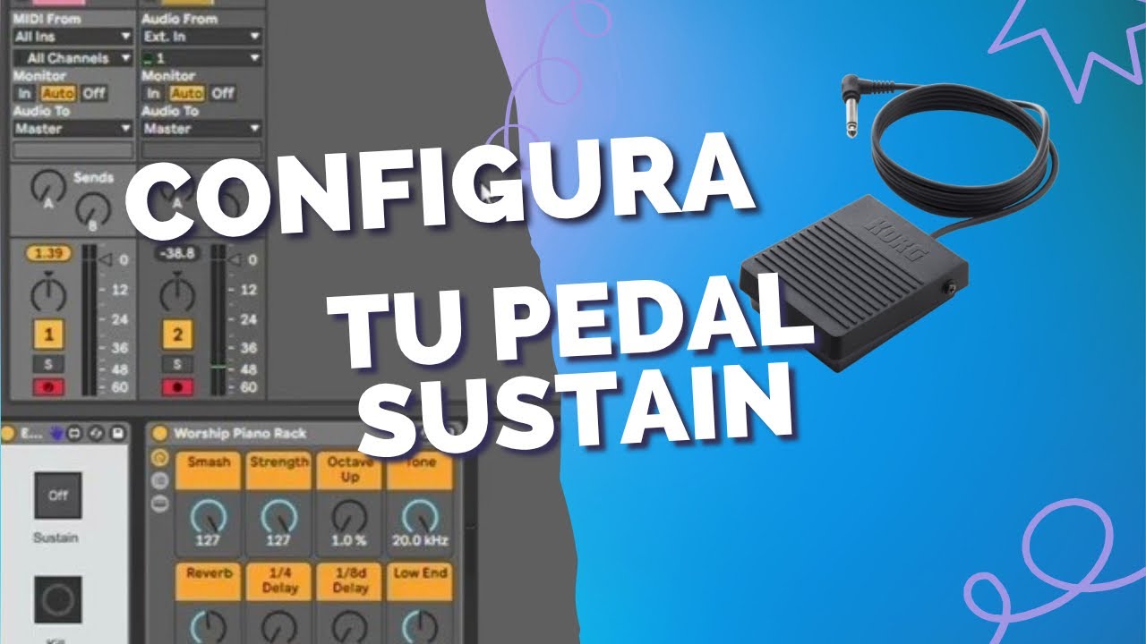 Usar y Configurar Pedal Sustain en Ableton - YouTube