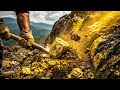 Gold Rush Discovery: Raw Nuggets Pulled Straight from the Mountain