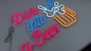 DFLUX_ビールーが飲みたいな～～～と思わせるネオンサイン