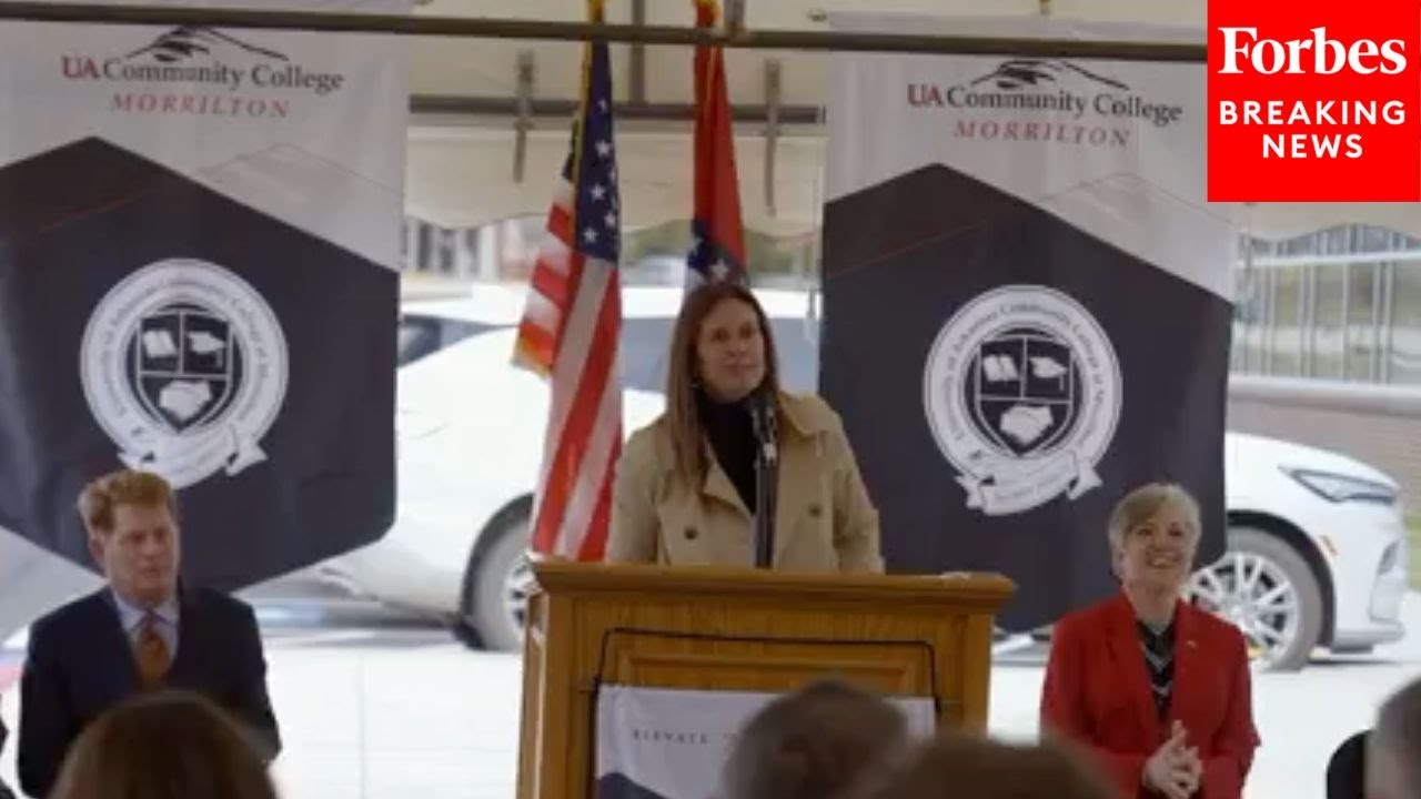 Gov. Sarah Huckabee Sanders Delivers Remarks At Community College Nursing Center's Grand Opening