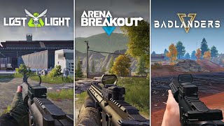 Arena Breakout VS Lost Light VS Badlanders | FPP Comparison screenshot 3