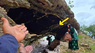 🏔️ Zagros’ MYSTERIOUS Paradise! A Hidden Cave Shelters Zeynab from the Storms! 💔