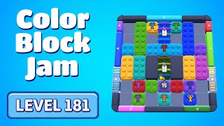 Color Block Jam Level 181 | Every Puzzle Solved! 🎯