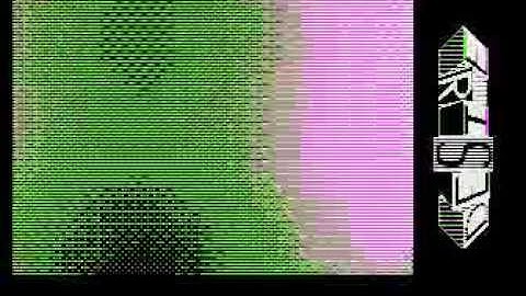 mono intro for Atari 8 bit (artifacting)