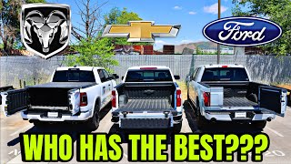 2024 Ford F150 V RAM 1500 V Chevy Silverado: Who Has The Best Gimmicky Tailgate?