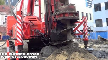 FUNDEX F3500 with 900mm CFA