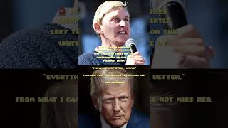 Ellen Degeneres Announce She Permanently Left The Us For The United Kingdom Becoz Of President Trump