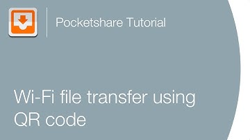 Pocketshare: Wi-Fi file transfer using QR code