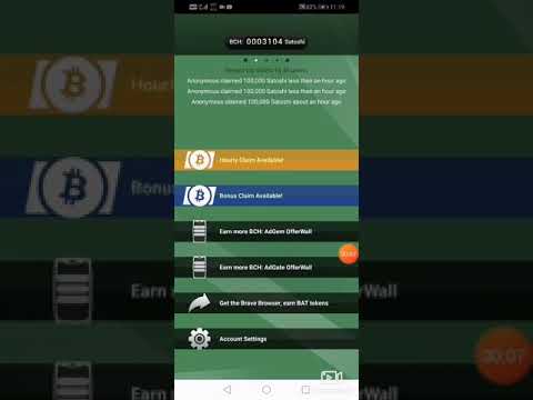 New Bitcoin Cash Earn App 10000 Satoshi Per Hour - 