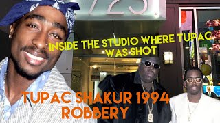 Tupac Shakur 1994 NYC Shooting | Full Story and Inside the Studio Lobby Where it Happened