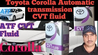 How to change automatic transmission fluid of Toyota Corolla CVT