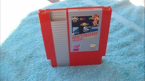 Custom NES Nintendo Framed Orange/Silver Metroid