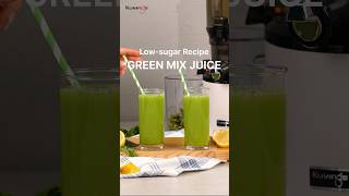 🥬 Low Sugar Green Juice Recipe | Healthy Morning Drink