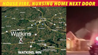 House Fire, Nursing Home Being Evacuated Tuesday Night
