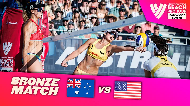 Clancy / Mariafe vs. Nuss / Kloth - Bronze Match Highlights Torquay 2022 #BeachProTour