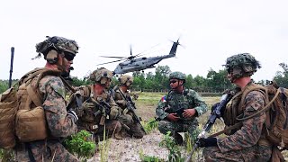 Balikatan 24 | US, Philippine Marines conduct Airfield Security Training